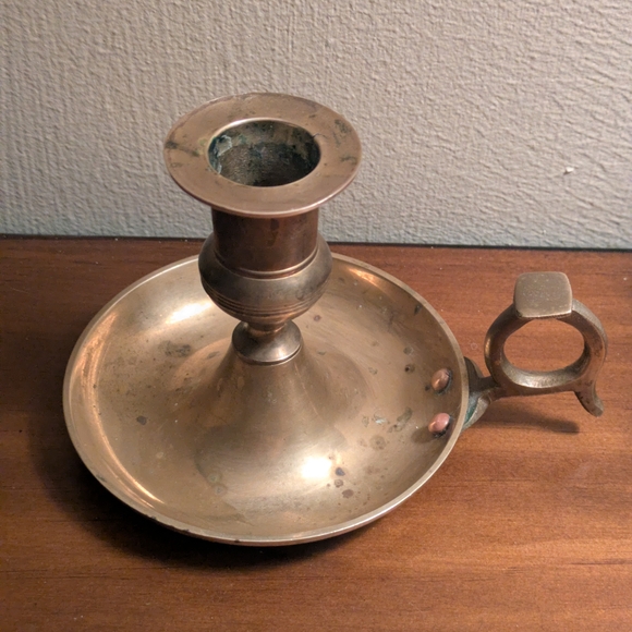 Other - Vintage Brass Candle Holder